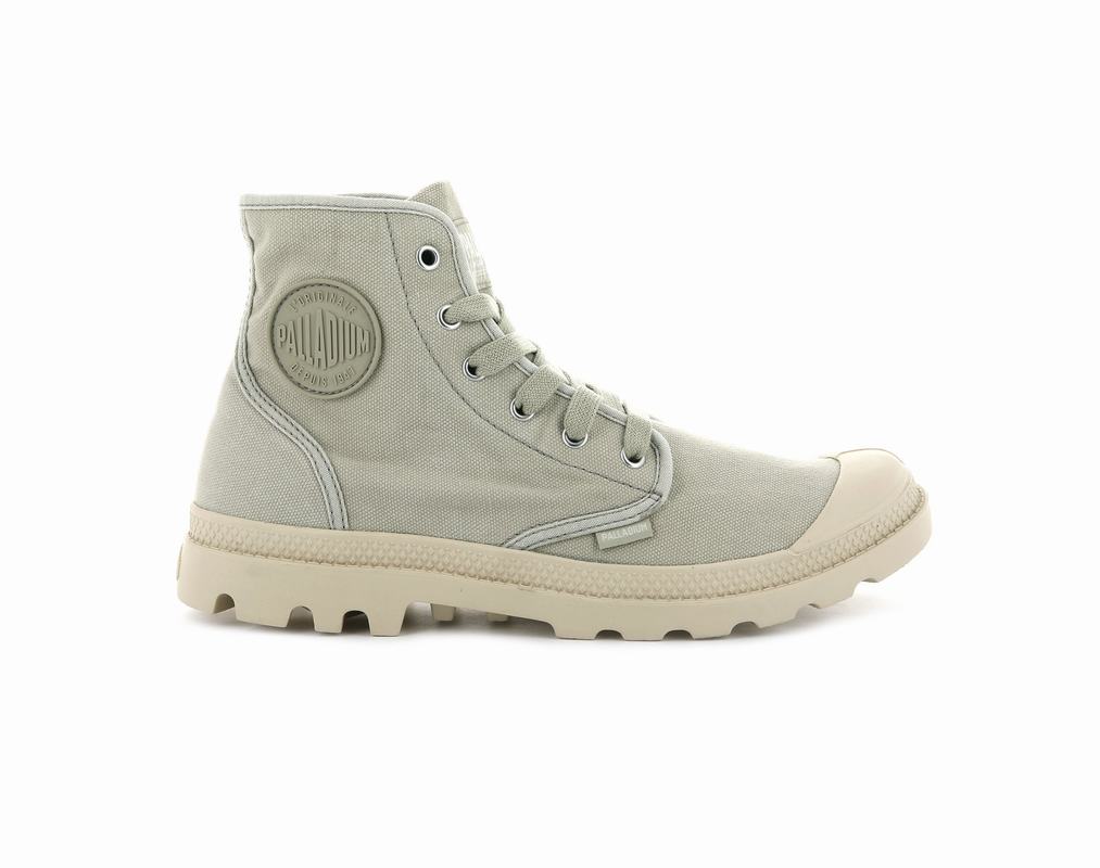 Palladium Pampa Hi Mens Boots Light Green Australia [VNEBSQ-781]